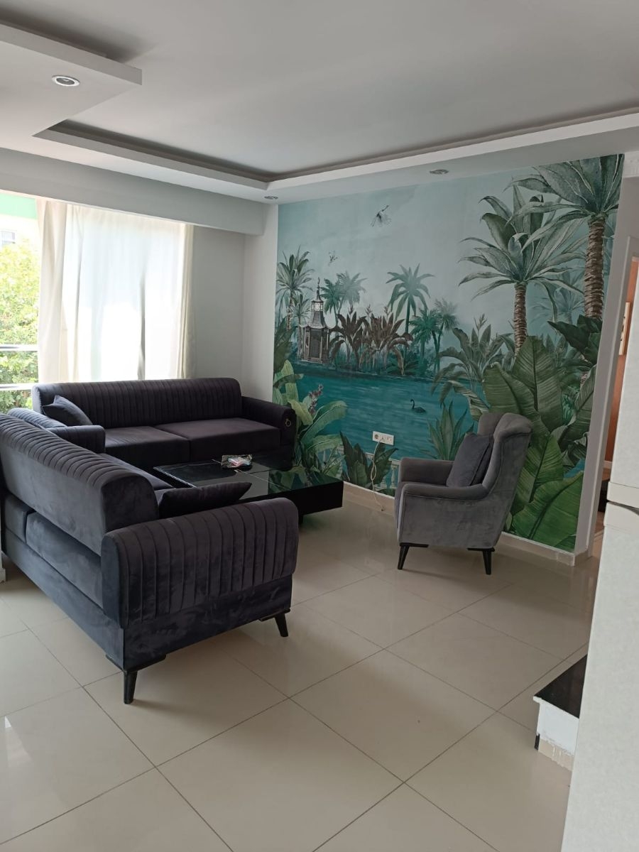 Dachgeschoss-Maisonette im Zentrum von Belek, 50 m zum Basar | 180 m² in Anlage mit Pool